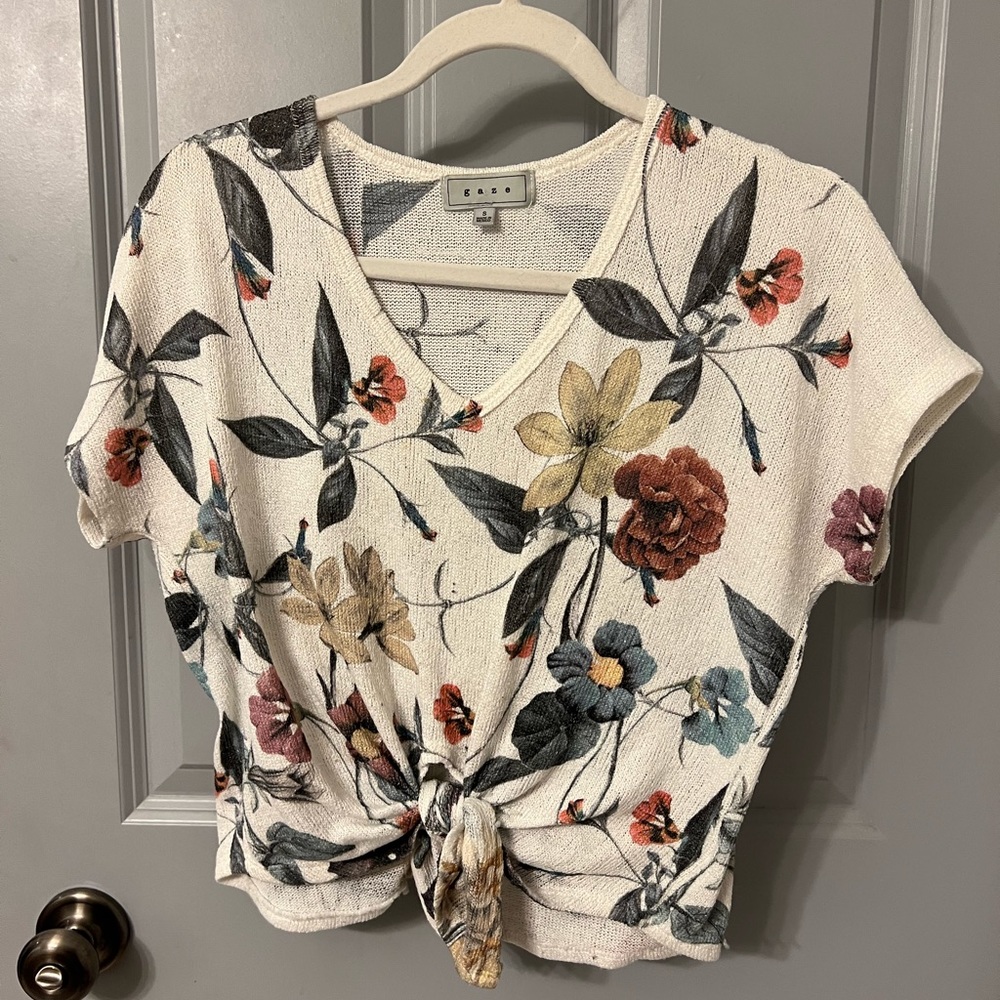 Cropped Knit Top